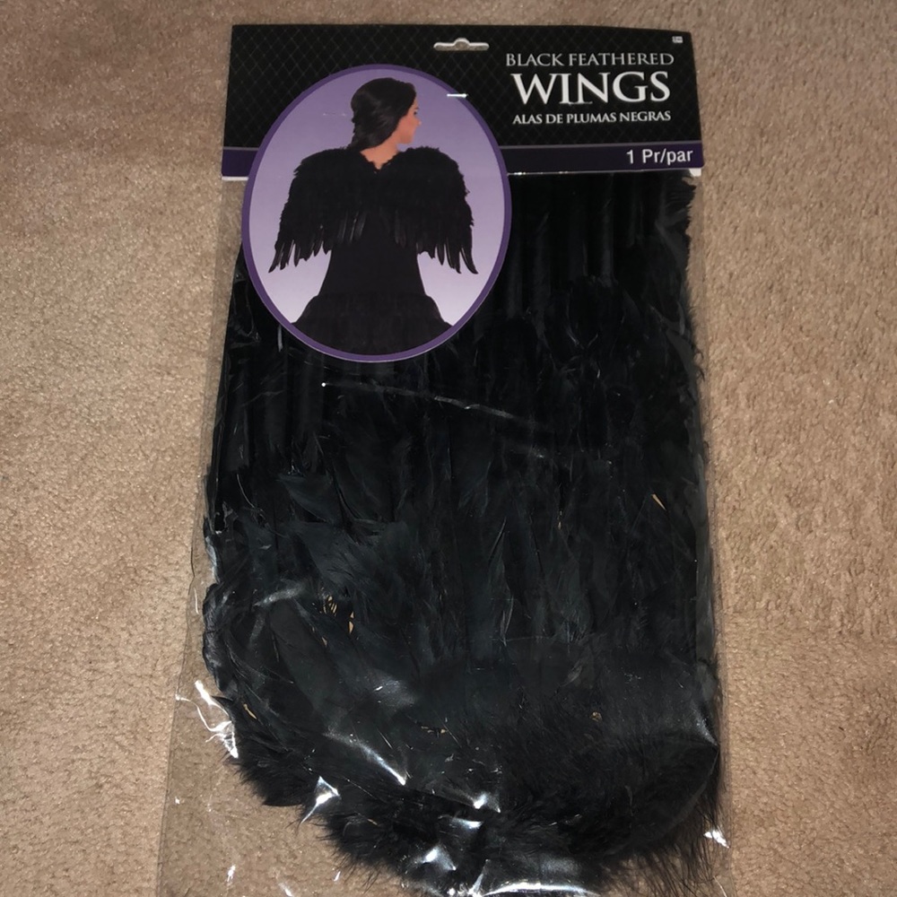 Black wings- Halloween costume